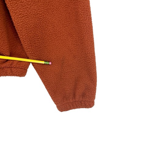 KSUBI Sherpa Fleece Hoodie Pullover Herren Small Orange U559 - Bild 4 von 5