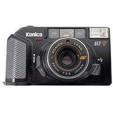 Konica MT-9 35mm AF Auto Focus Camera Film Point  Shoot 35mm F3.5 Lens Untested