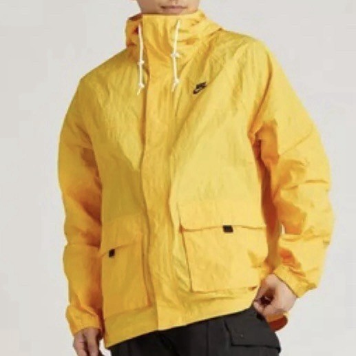 SACAI X NIKE Giacca a vento antipioggia Nike Sportswear Club uomo taglia L giallo nero bandon