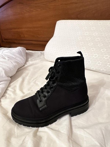 Women Gianvito Rossi Boots Black Leather 37.5