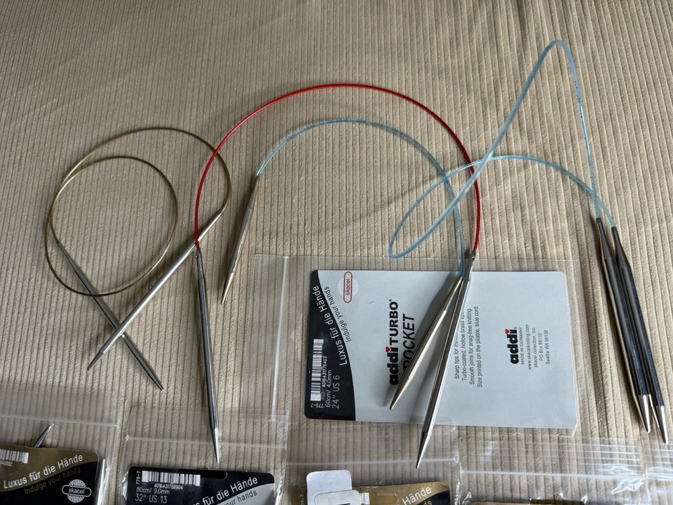ENORME Lote de Agujas de Tejer Addi TURBO Rocket Lykke ChiaoGoo Nuevo Foto 2 de 4