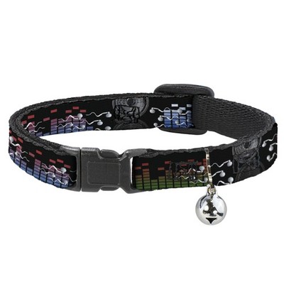Cat Collar Breakaway with Bell Equalizer NARROW Fits 8.5-12''