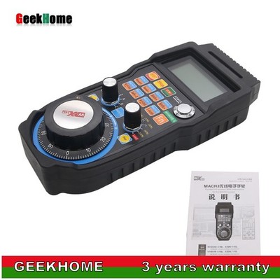 WHB04B-6 6-Axis USB Wireless Mach3 Remote MPG Pendent CNC pendant USB Handwheel