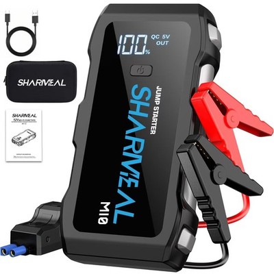 Sharmeal Jump Starter 6000A 12V Car Battery Jump Starter (Up to All Gas or 10.0L