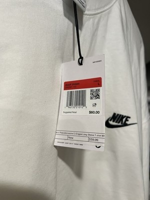NEW SIZE L Nike x Peaceminusone G-Dragon Long Sleeve T-shirt White