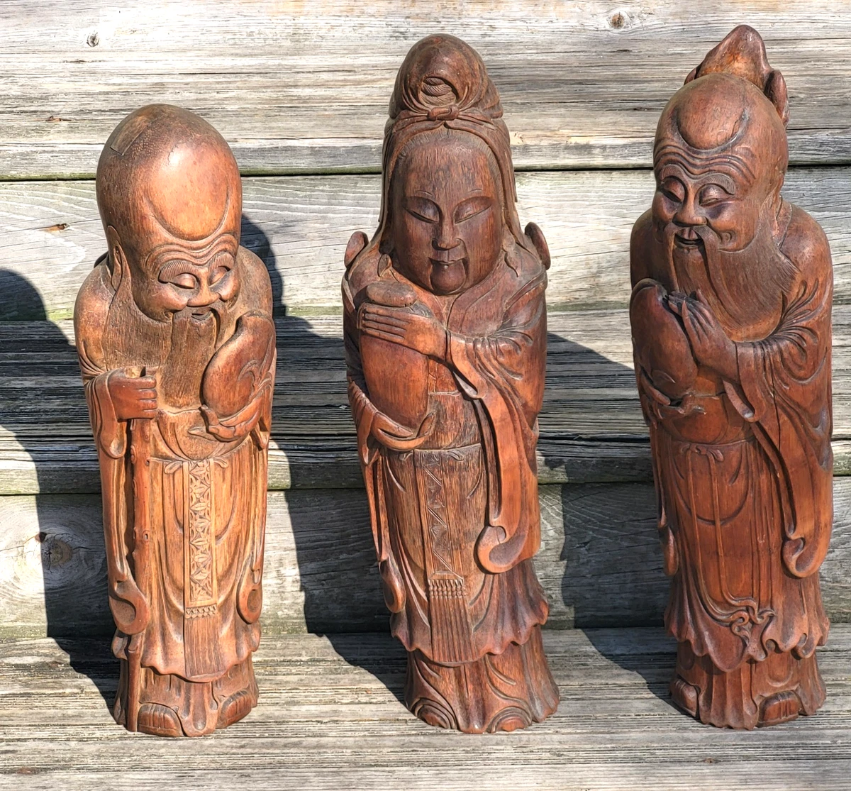 難あり 中国伝統美術工芸品 石湾陶器 八仙人 陶器豆人形 細密細工