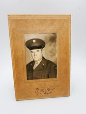 US Army Military Soldier Portrait Photo Air Force Vintage