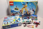 Retired 1990s Lego 6541, 6344, 6351 Incomplete Seaport, Jet Speed Justice, Surf