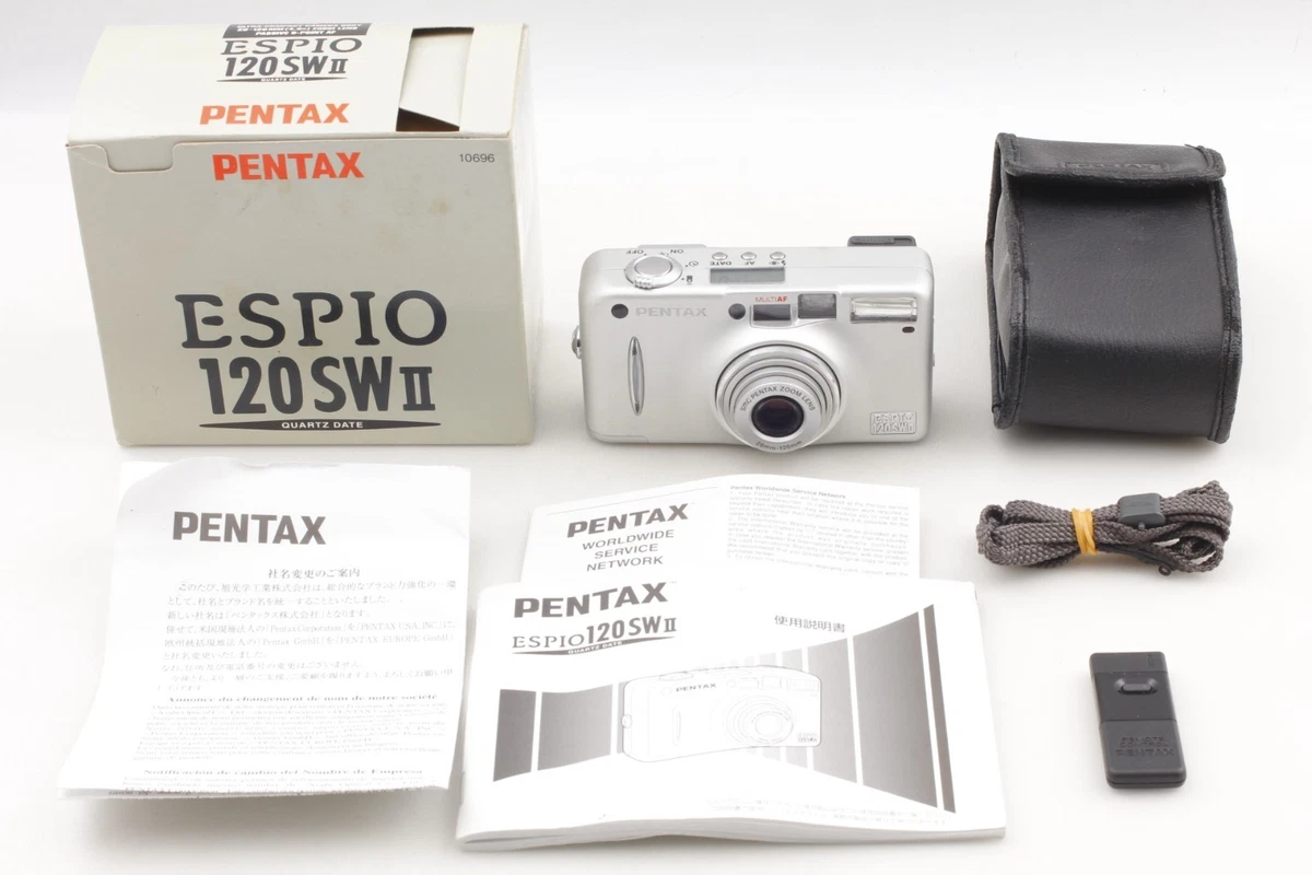 PENTAX ESPIO 120 SW Ⅱ ケース付き 完動品】PENTAX ESPIO 120SWⅡ フィルムカメラ ケース付き 完動品