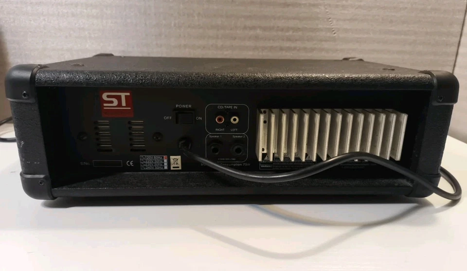 SoundTech STX804 4-Channel Powered Mixer PA For 2 Speakers - Image 3 of 4