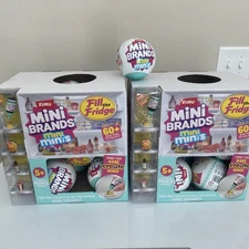 ZURA Mini Brands Mini Minis FILL THE FRIDGE 10 balls and 1 display box included!