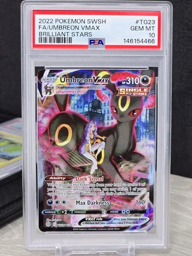 New ListingPokemon Card Umbreon VMAX TG23/TG30 Brilliant Stars Trainer Gallery Holo PSA 10