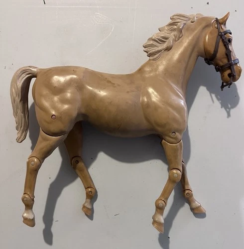 1966 Vintage Marx Comanche Fort Apache Fighters Movable Cavalry Horse