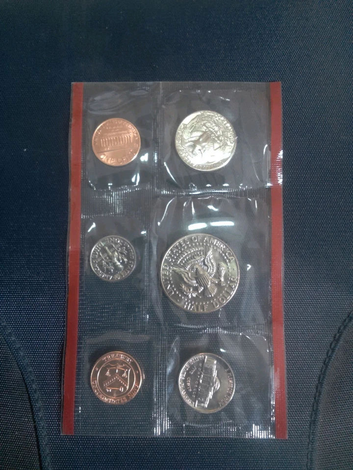 1985 Mint Set Original Envelope 10 BU US Coins - Image 4 of 4