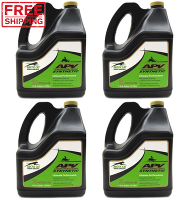 Arctic Cat OEM APV Synthetic High Performance 2-Stroke Oil (4 Gallons) 5639-469