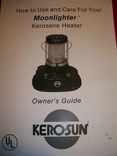 KERO-SUN Moonlighter  Owners/Parts Manual  Toyotomi, Toyostove, Kerosun 