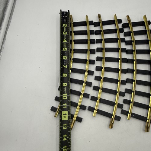 USA TRAINS G SCALE SOLID BRASS CURVED TRACK SECTION - LOT OF 13 - Picture 9 of 11