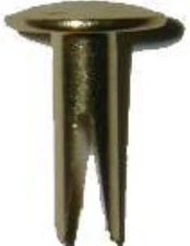 Split Rivets - Brass Plated - 1/2"  steamer trunk chest antique vintage furnitur