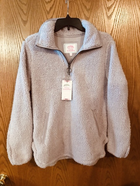 comfy sherpa pullover