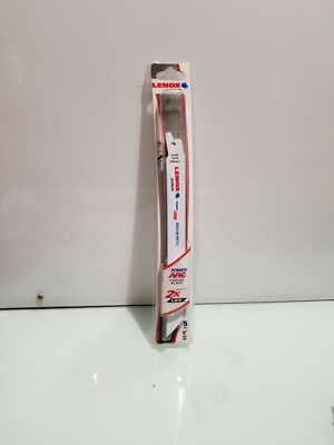 5 NEW LENOX 8'' MEDIUM METAL RECIPROCATING SAW BLADES 18 TPI Curved