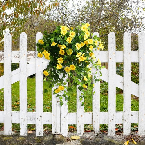 Artificial Flowers UV Resistant Faux Hanging Flowers Shrubs Outdoor Decor SALE - Picture 11 of 20