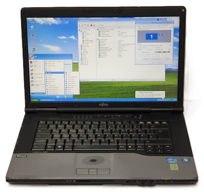 FUJITSU E752 Windows XP Gaming Laptop Notebook i5 HD 750GB 4GB 15,6 COM DVD HDMI