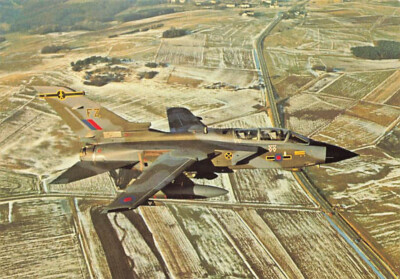 AK Tornado of 16 Squadron RAF Flugzeug ungelaufen Ansichtskarte kt2899c