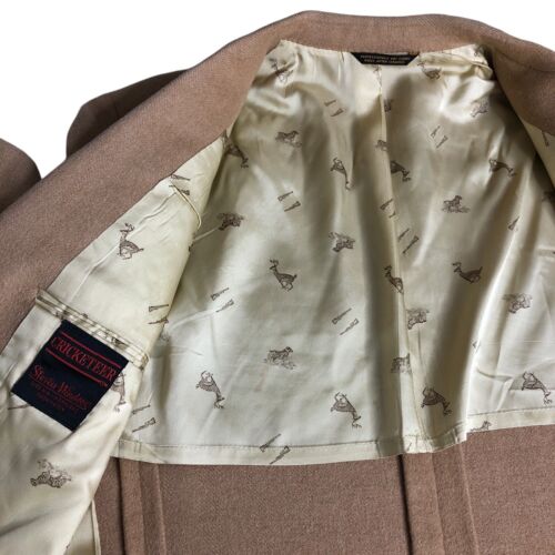 Vintage Cricketeer Steven Windsor Blazer Jacket Mens 44 Brown Camel Sport Coat - Picture 9 of 24