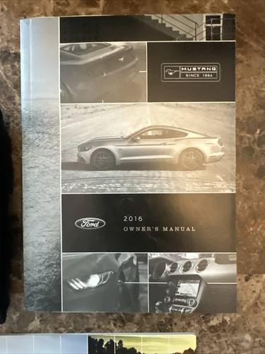 2016 Ford Mustang owners manual & case - Picture 2 of 8