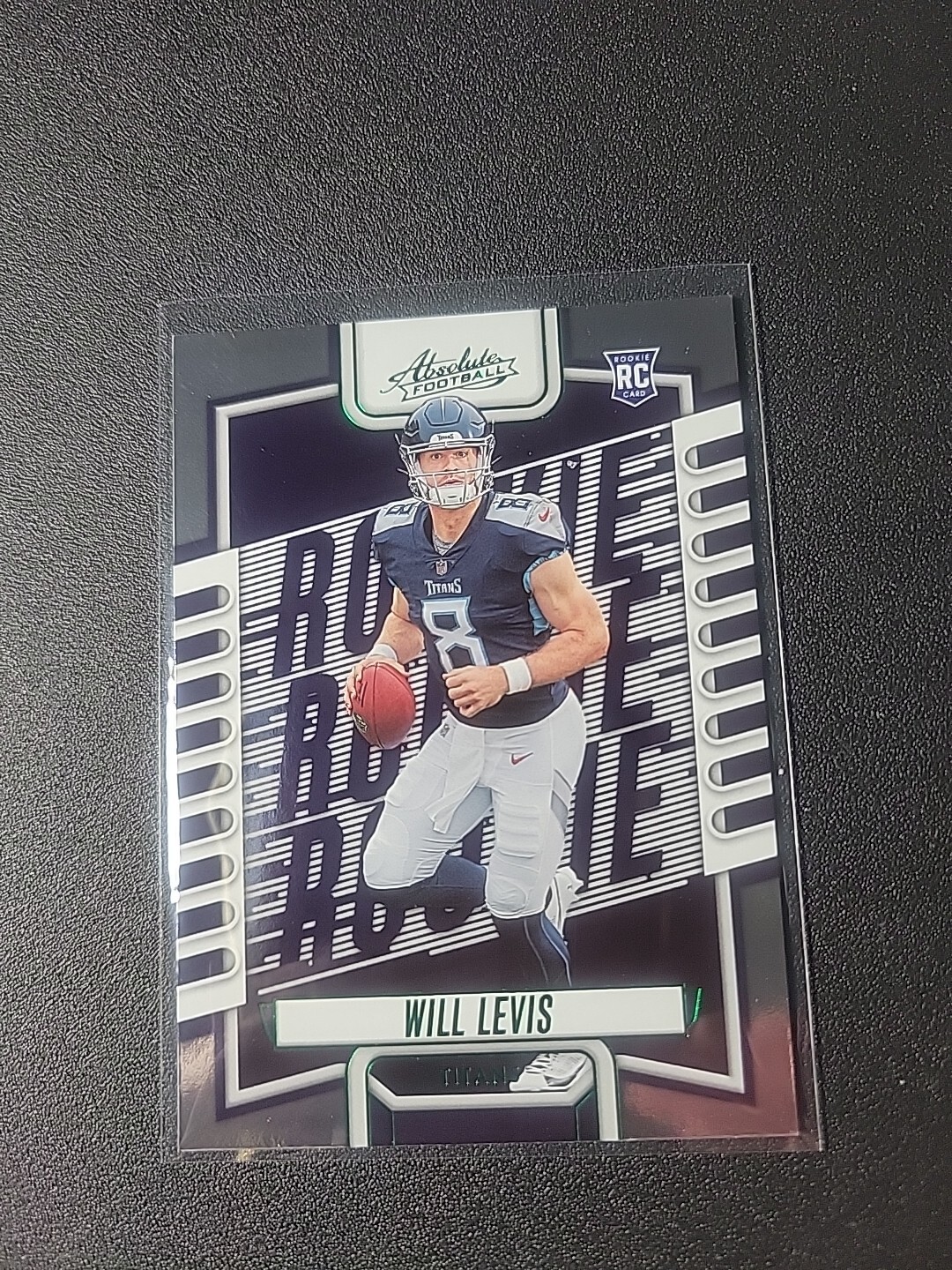 2023 Panini Absolute Rookie #114 Will Levis RC Green Foil Tennessee Titans