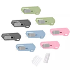 WORKPRO 2PC/3PC/8PC Safe Ceramic Box Cutter Small with Extra Blades Quick Change