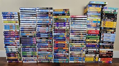 Kids Family Adult VHS Movies - Classics, Cartoons, Adventure, Horror **PICK**