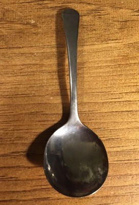 Vintage Made In England Silverplate Jelly spoon Unknown Pattern