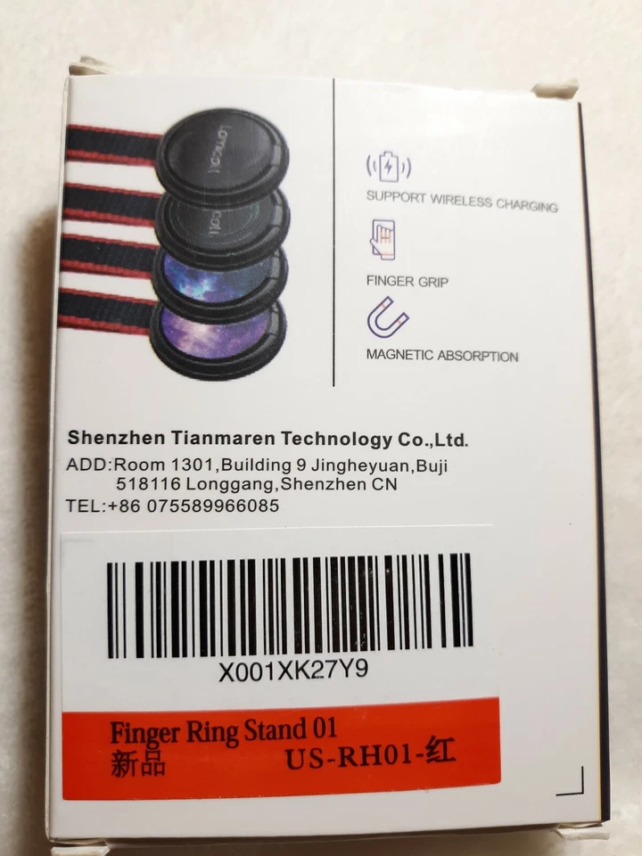 NEW - Lamicall Phone Ring Holder - Universal Phone Ring Stand Finger Ring Stand - Image 3 of 3