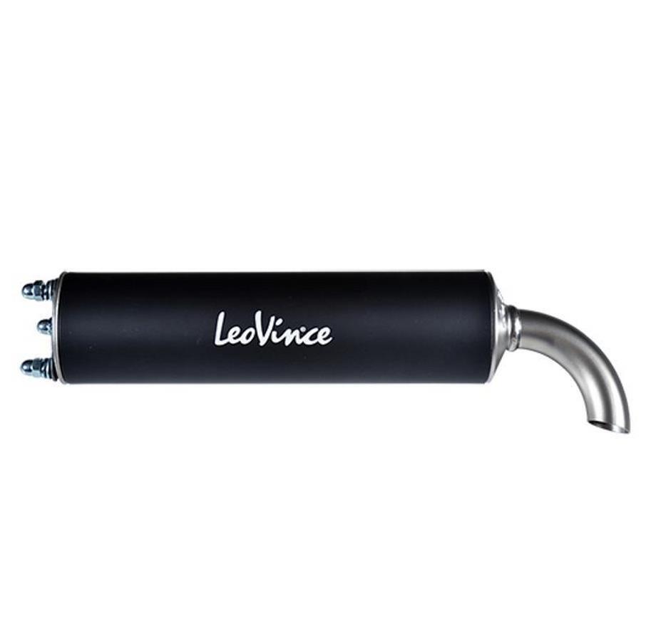 Silencieux scooter LeoVince TT Black 3 fixations entraxe 40mm pour réparer l'échappement d'origine