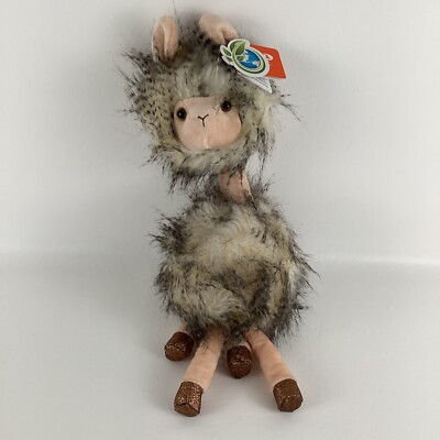 Wild Republic Fluffs Llama 18'' Plush Stuffed Animal Sparkle Foot Toy with Tags