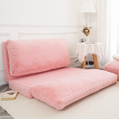 N&V Folding Mattress Bed Sofa Bean Bags, Foam Fill Fold Floor Sofa Bed, Washable - Picture 24 of 76