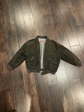 Fratelli Gallotti Vintage Vera Pelle Italian Suede Bomber - Size 54 