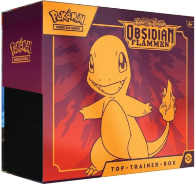 Pokemon / Obsidianflammen Top Trainer Box / sealed / NEU / OVP / original / Deut
