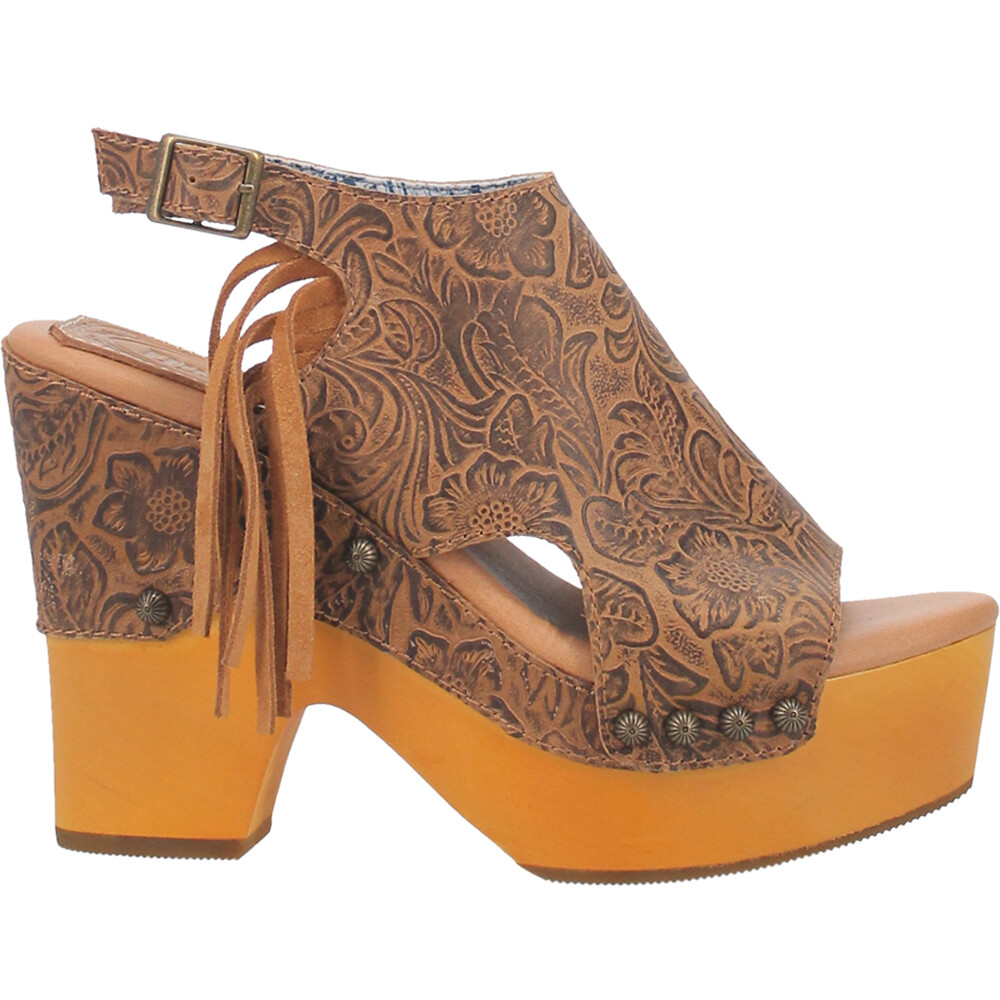 Женские коричневые повседневные сандалии Dingo Марокко Sling Back DI234-105 7990₽