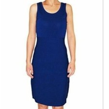ANNE KLEIN ULTRAMARINE KNIT A-LINE SWEATER DRESS SIZE: S NWT $99