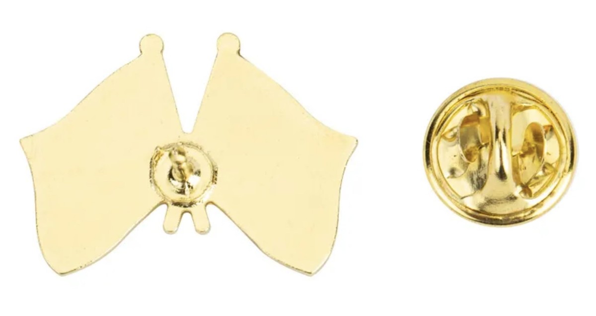 4 Stück Palästina Flaggen Pins - Emaille Anstecker Mit Federverschluss