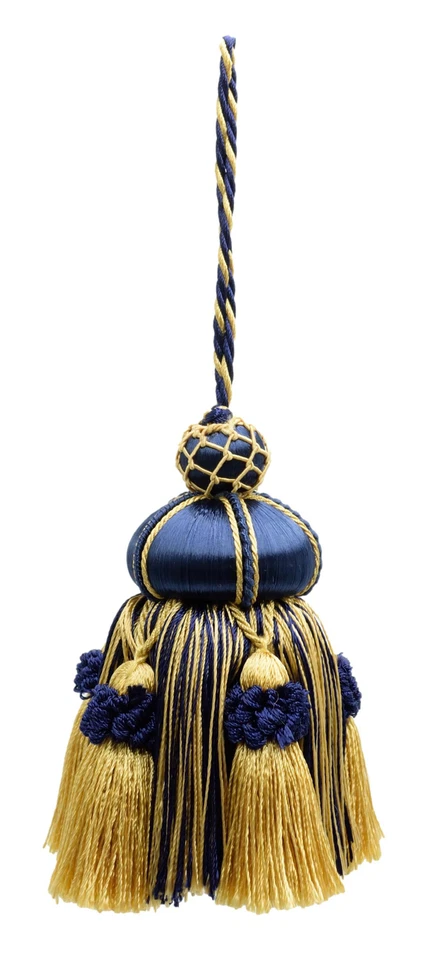 DECOPRO Key Tassel accented with Crown Tassels, Color# 1152 [Sold Individually]