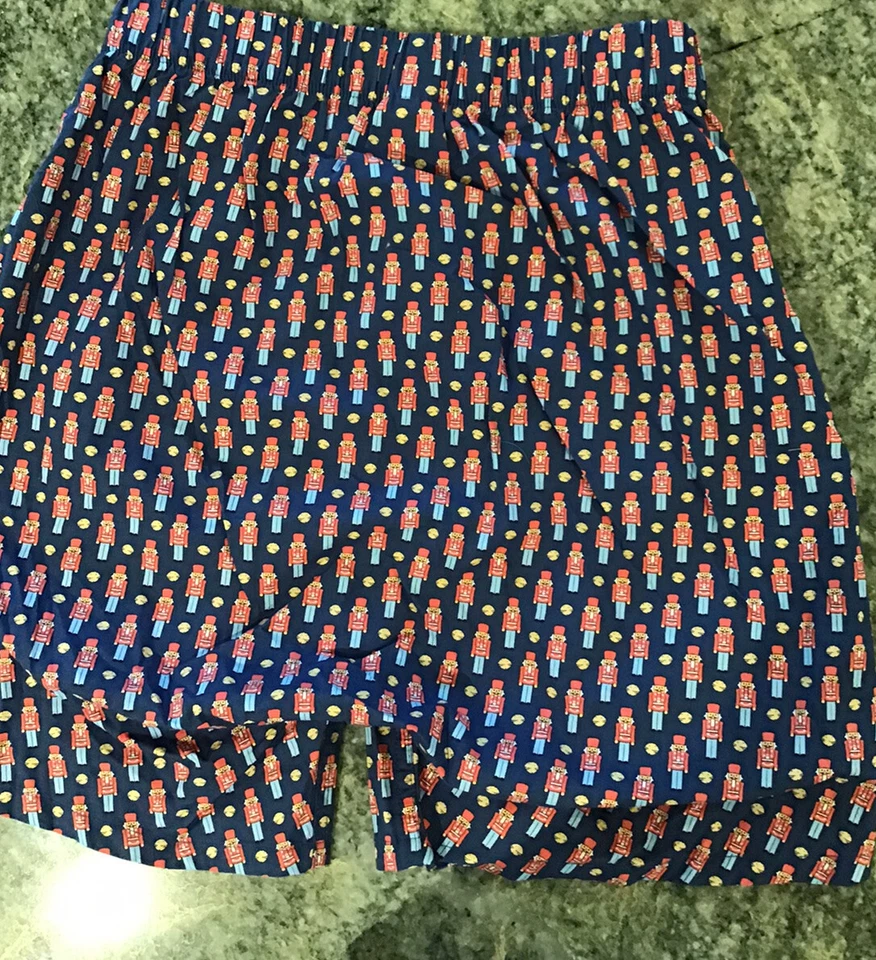 VINEYARD VINES Men's Boxer Shorts  CHRISTMAS NUTCRACKER  & Nuts Size XS NWOT - Image 3 of 4