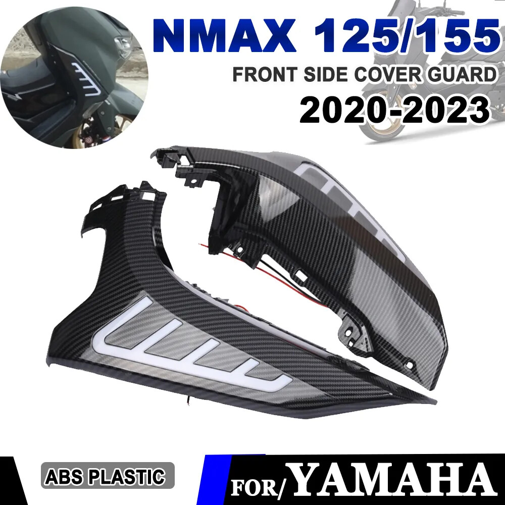 For YAMAHA NMAX 125 155 2020-2023 Front Side Panel Cover with LED