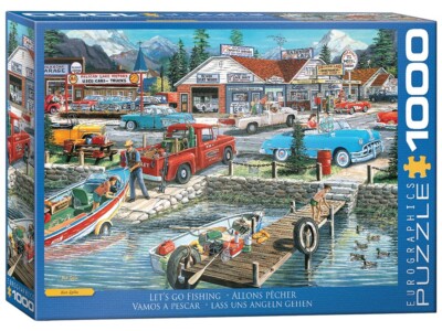 Eurographics 1000 Piece Jigsaw Puzzle - Let's Go Fishing