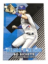 BO BICHETTE Welcome To The Show Black Parallel #’d /299 SP! 2022 Topps Series