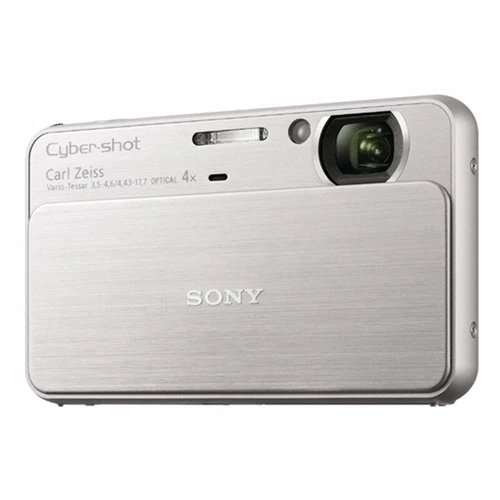 Sony Cyber-Shot DSC-T99 14.1MP Digital Camera Touch Screen English-SILVER - Picture 1 of 6