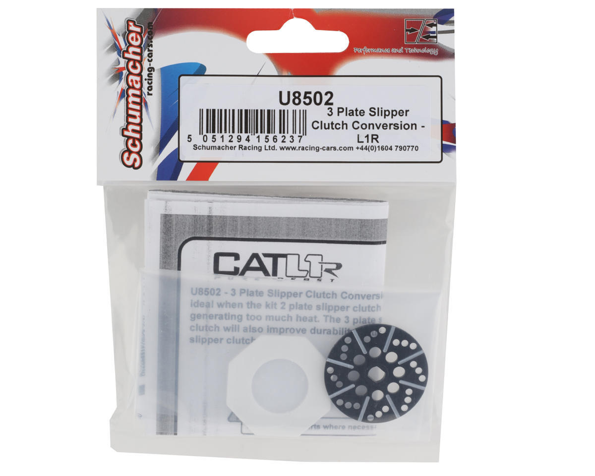 Schumacher CAT L1R 3 Plate Slipper Clutch Conversion Set [SCHU8502