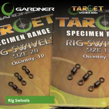 Gardner Tackle Target Rig Swivels - Carp Tench Barbel Bream Chub Coarse Fishing